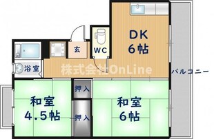 ハイツタカハシの物件間取画像